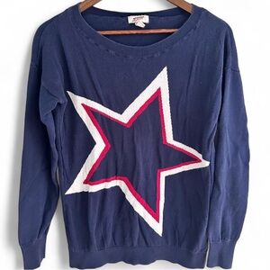 Vintage Arizona Jeans Long Sleeve Star Western Sweater 100% Cotton Large